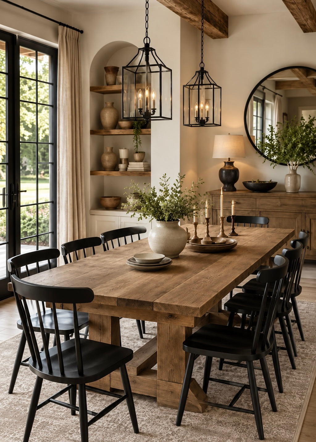 Country Linen Farmhouse rug