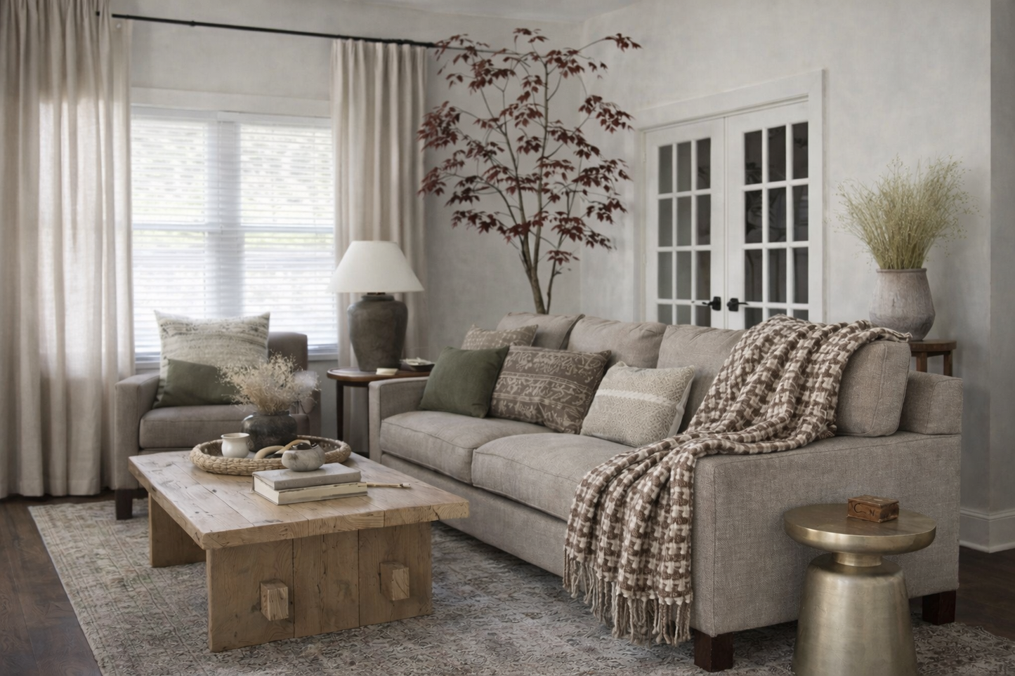 The Oat & Biscuit Throw