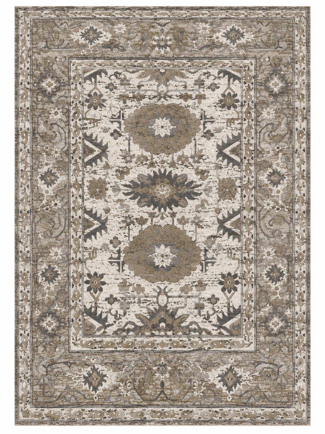 Amber Field Farmhouse Rug