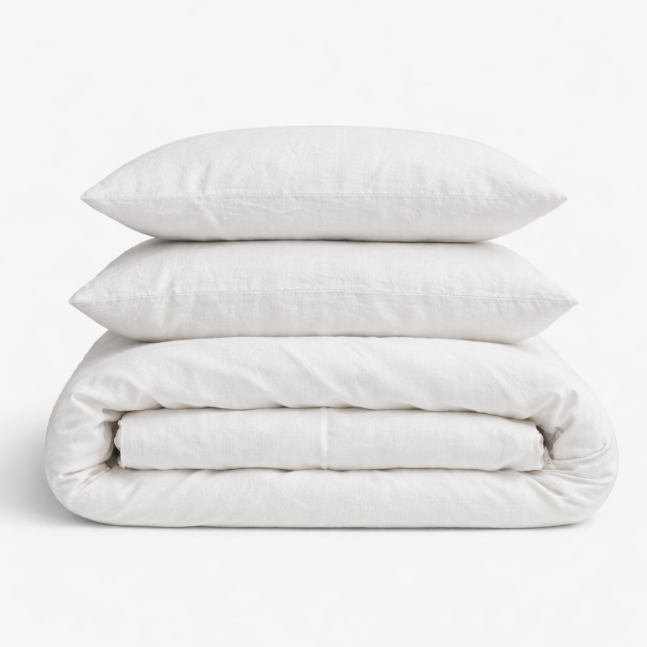 Featherfield White Duvet Cover, crafted from 100% premium cotton with a 200-thread count