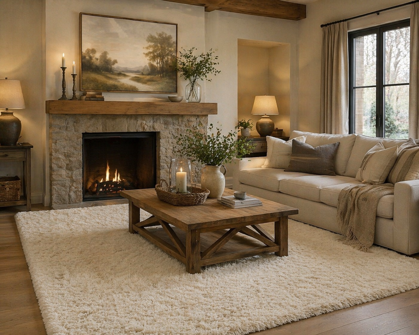 Milkwood Shaggy Rug