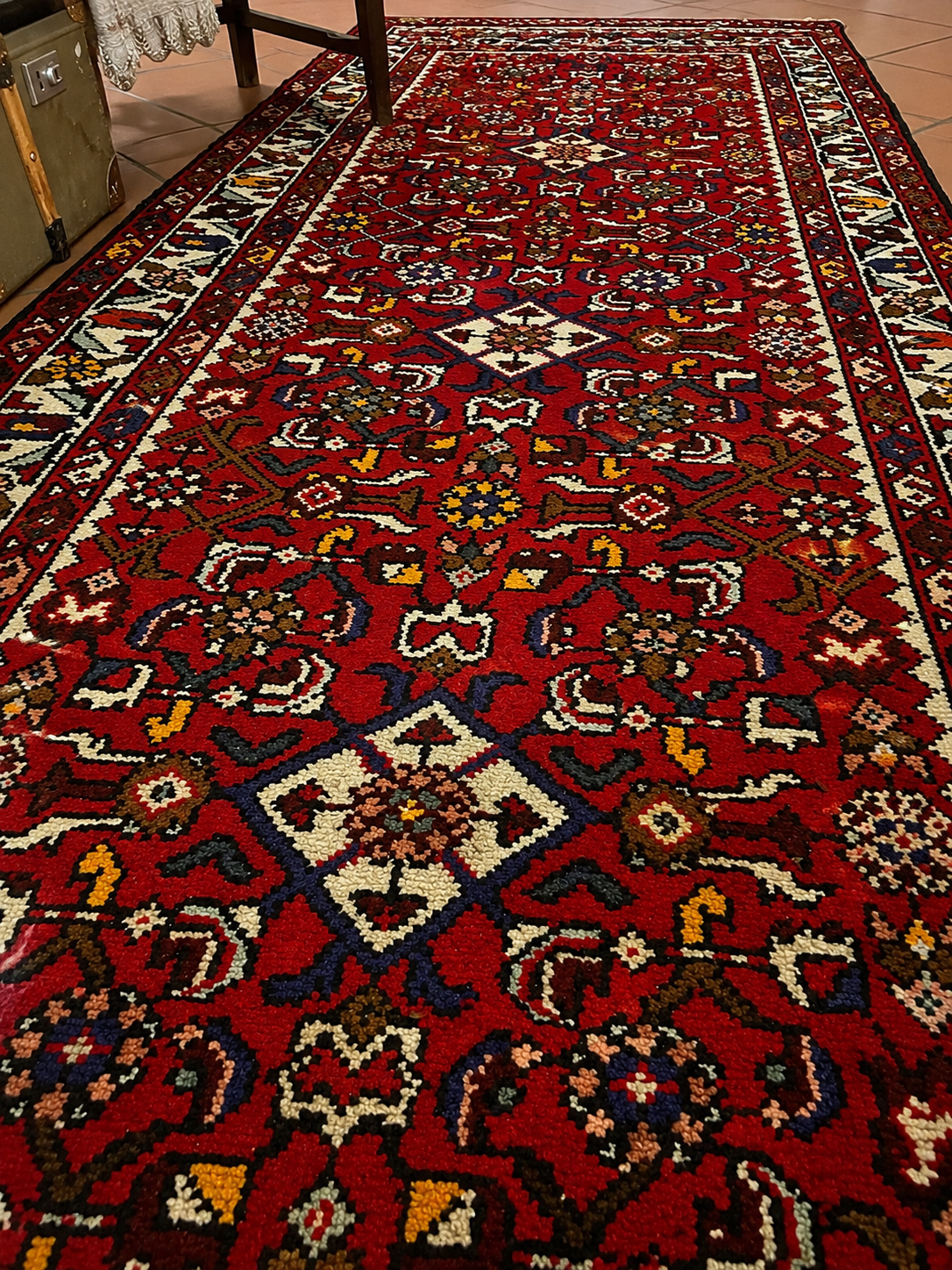 Hamadan Persian Runner ,2.45m x 1.35m