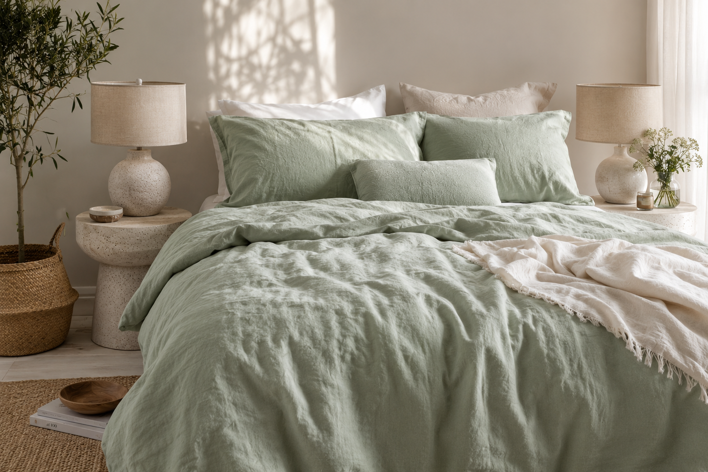 Sage Duvet Cover