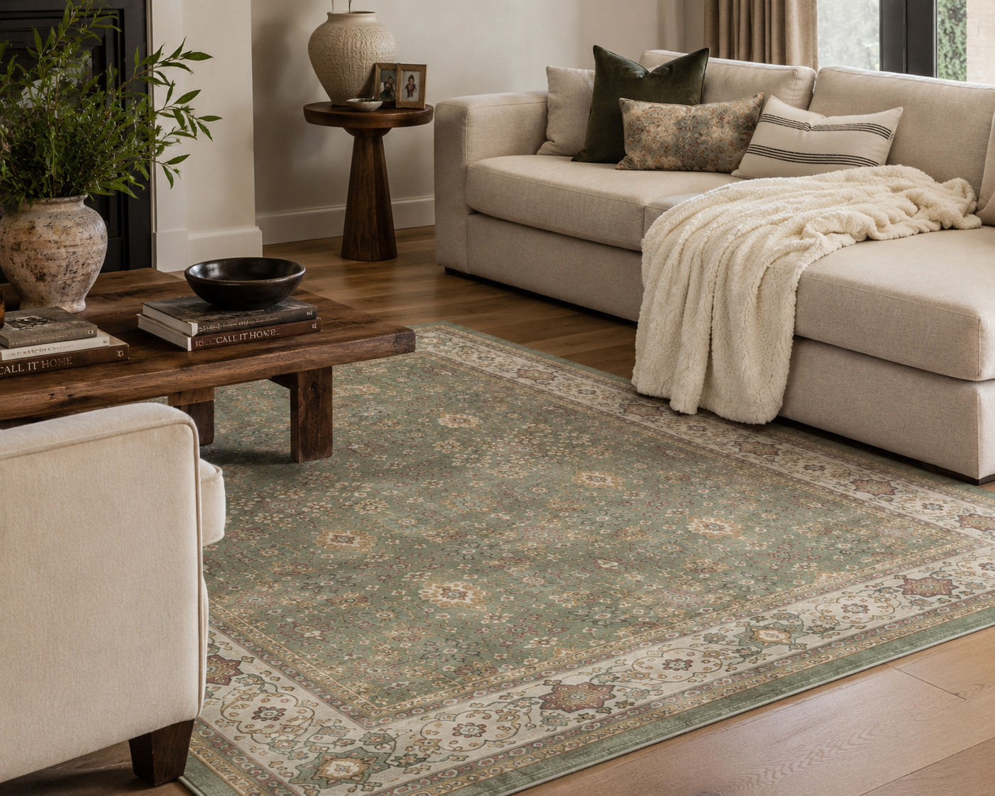 Willow Mist Vintage Rug