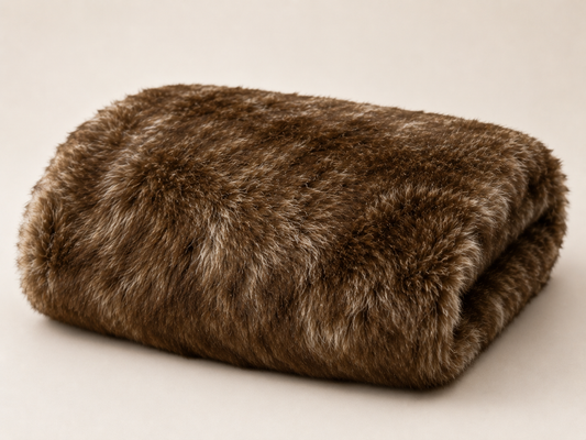 Old Saddle Fur Blanket