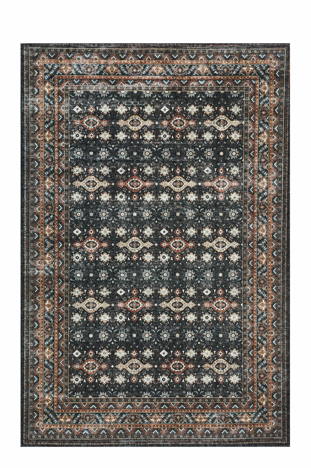 Old Mill Charcoal Rug