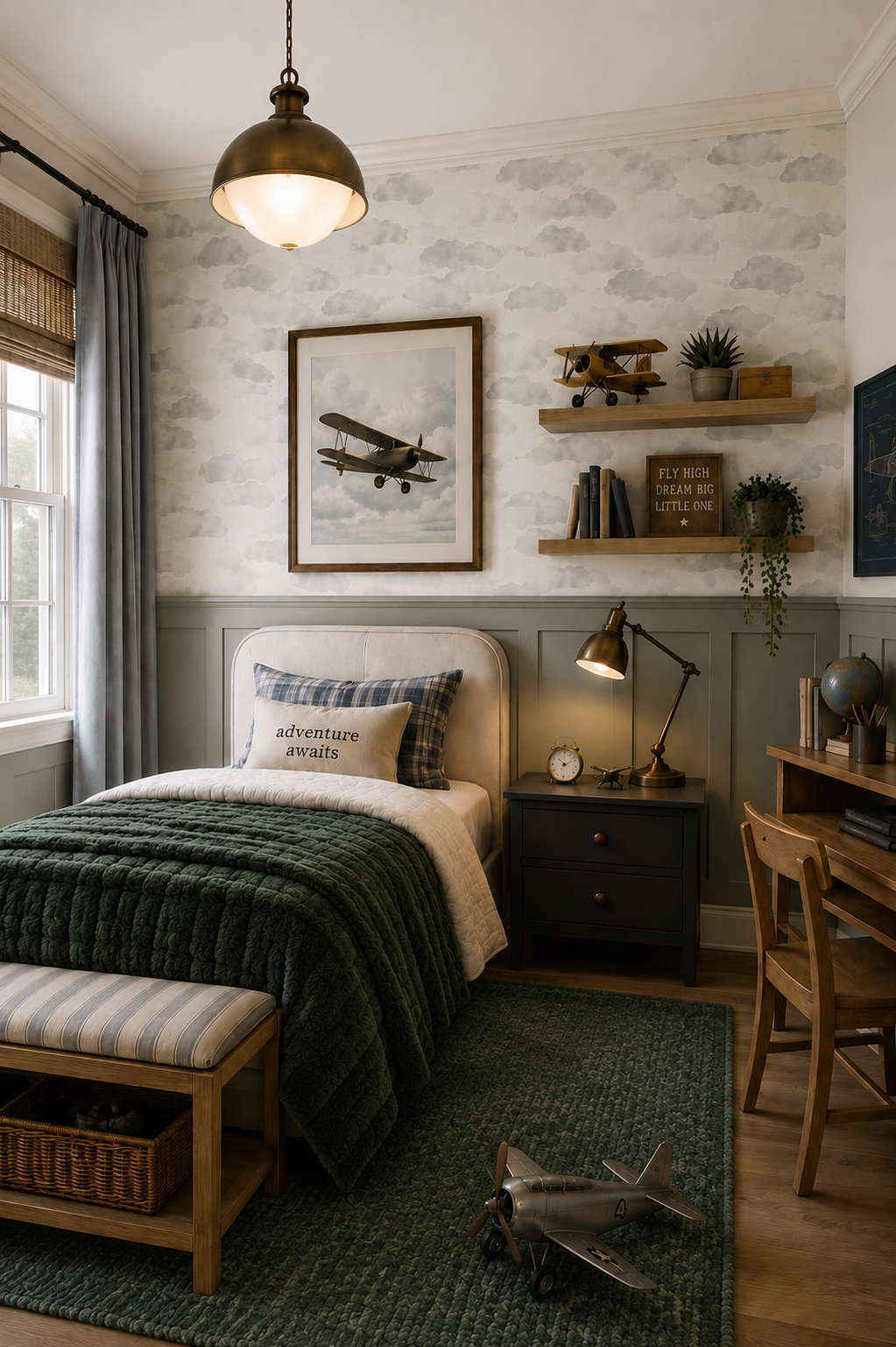 Woodland Moss Throw
