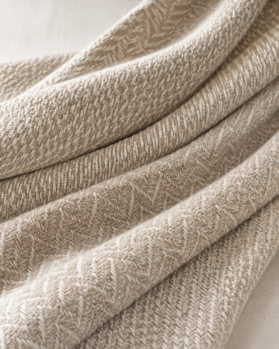 Sandstone Cotton Blanket Throw