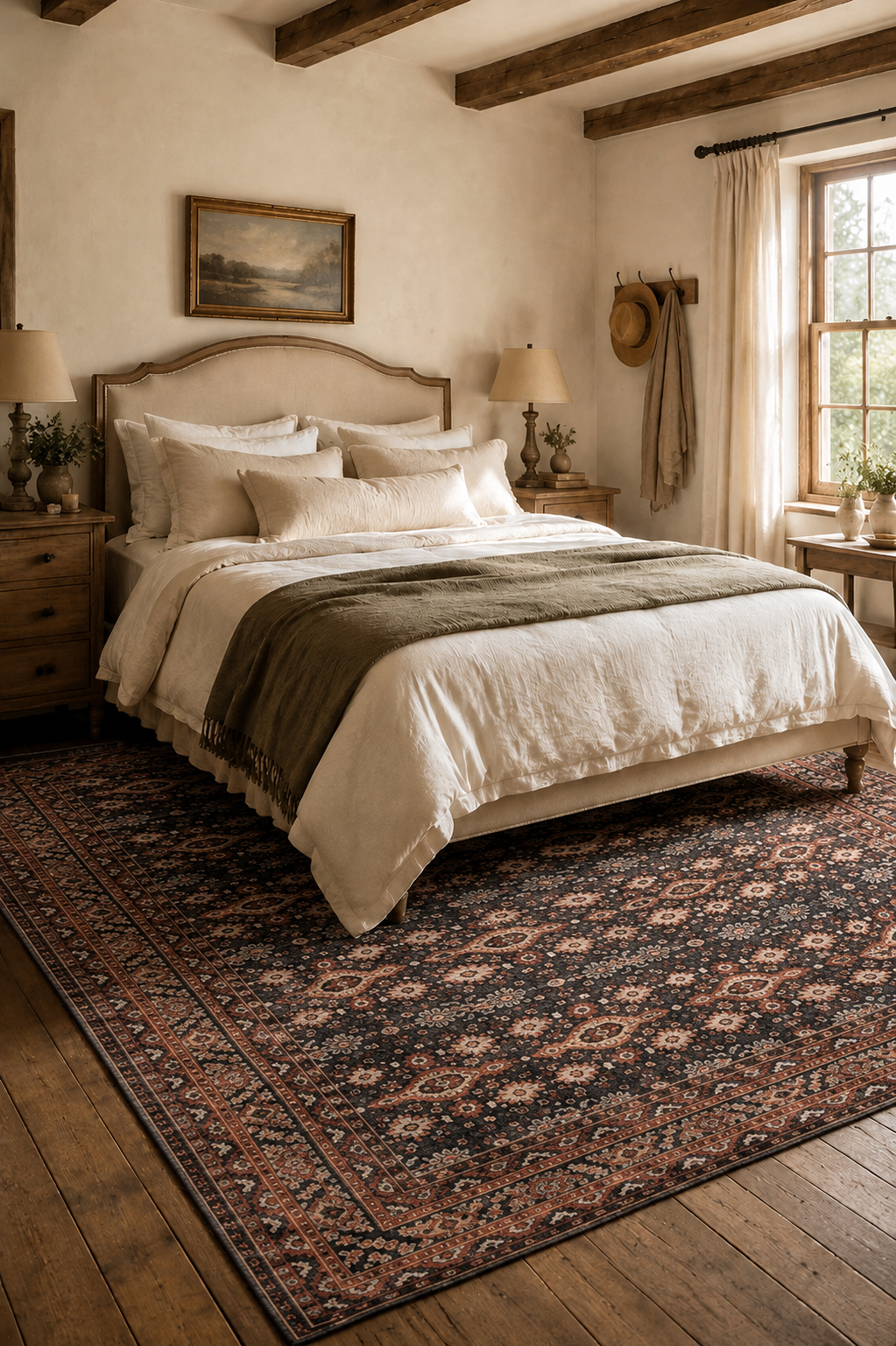 Old Mill Charcoal Rug