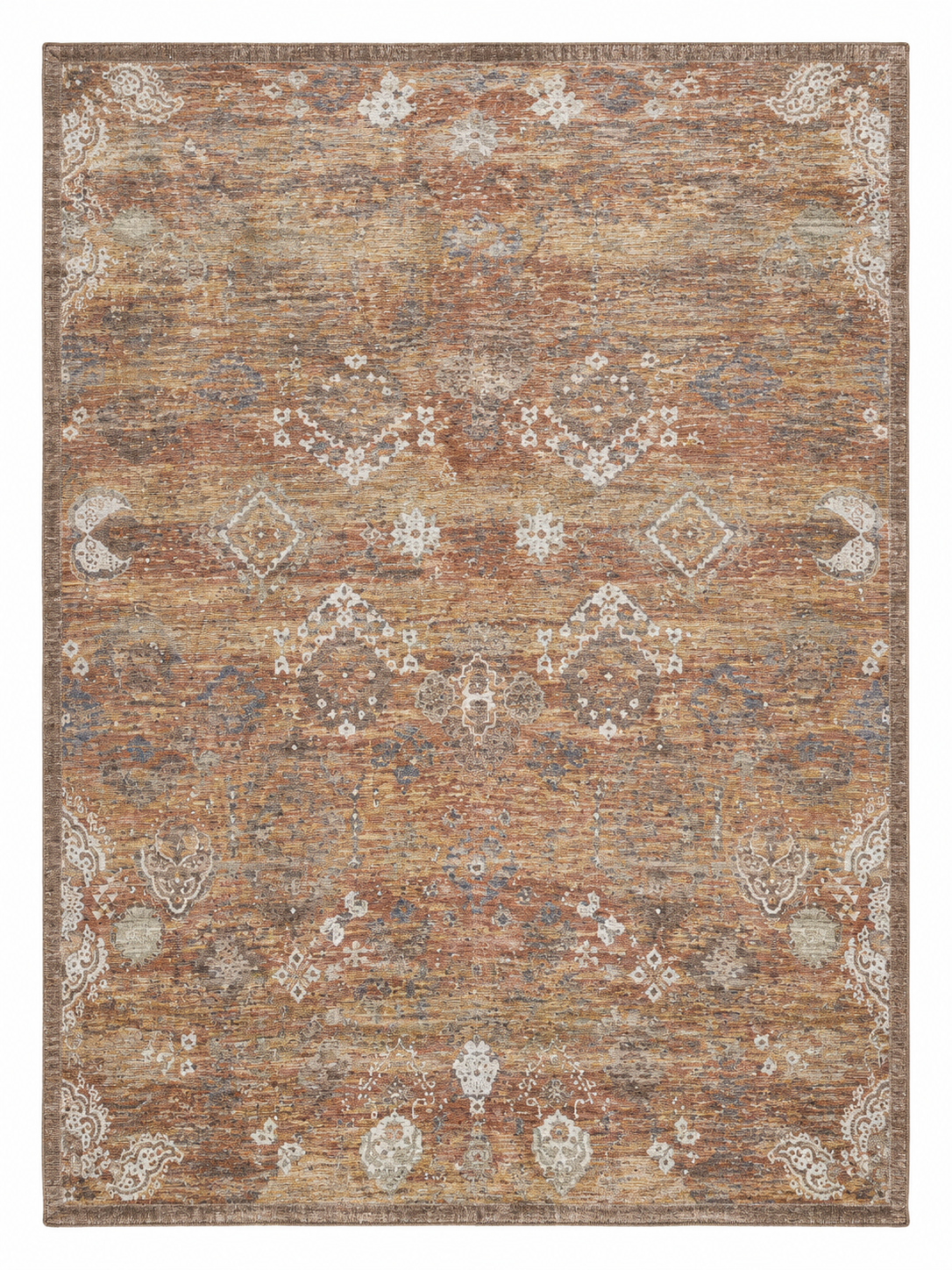 Burnt Oak Farmhouse Rug