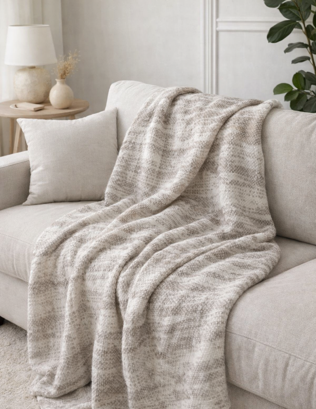 Farmhouse Oat Throw