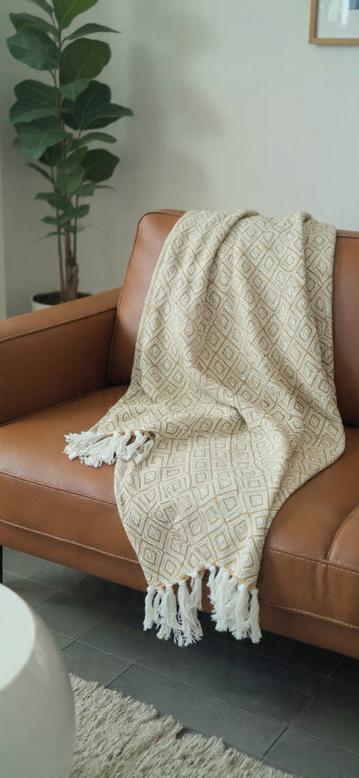 The Wheatfield 100% Cotton Throw